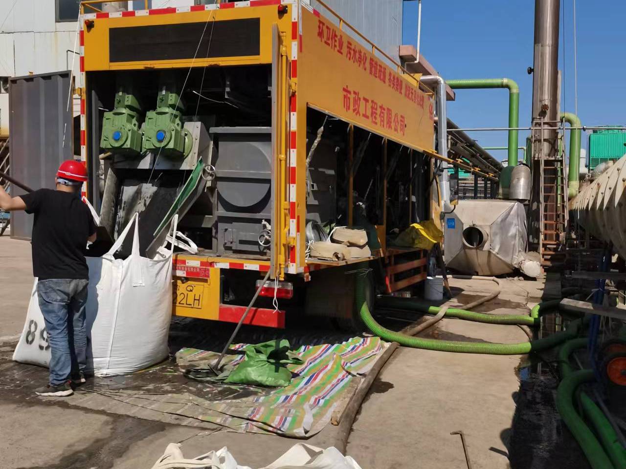 合肥淤泥压干处理